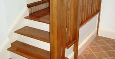 Finish Work – Hardwood Stairs